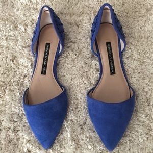 French connection blue flats